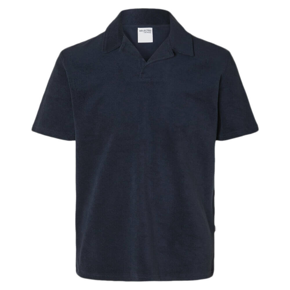 Selected Homme Terry Cloth Polo Shirt